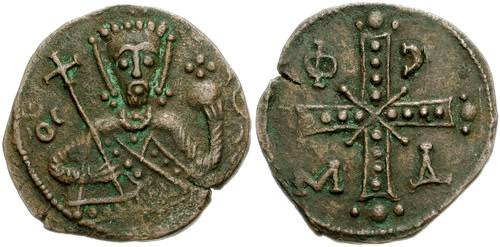 Византийская монета